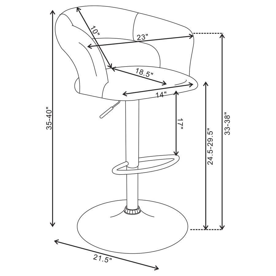 Barraza Adjustable Stool