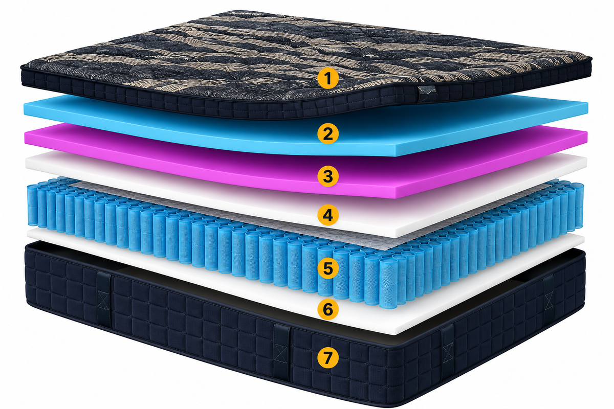 IC Copper EuroTop 15'' Mattress