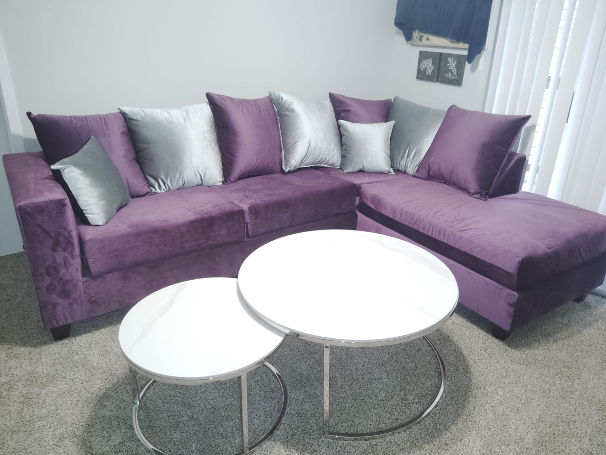 Violet Sectional - ONLINE ONLY