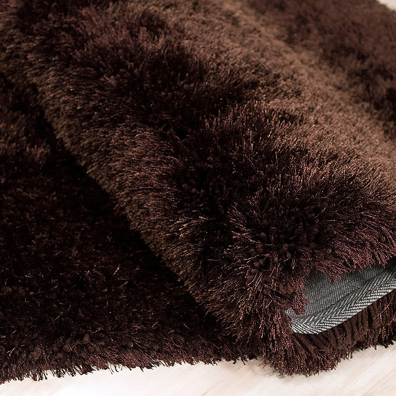 Afroshag Rug - Dark Brown