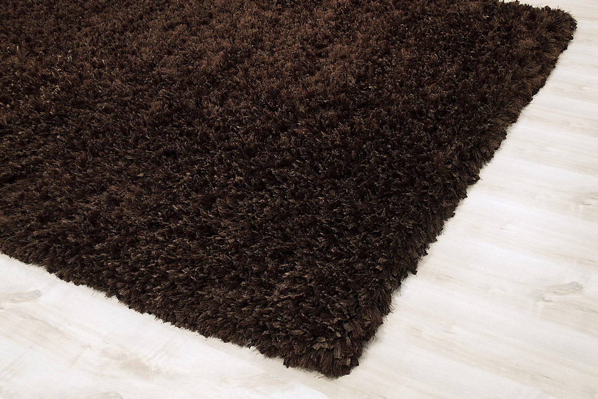 Decorative Shag Rug - Chocolate