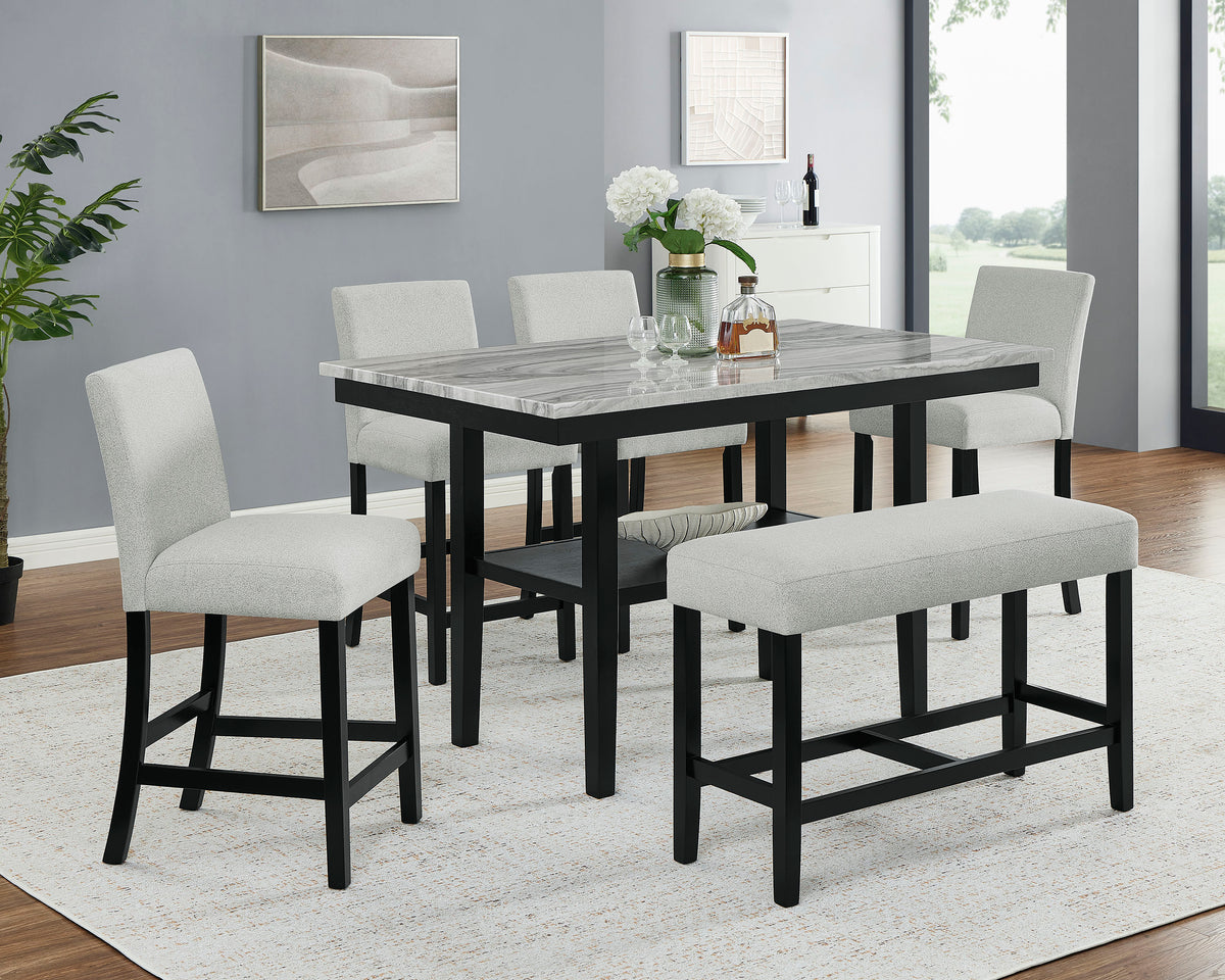 Marbel Counter Height Set