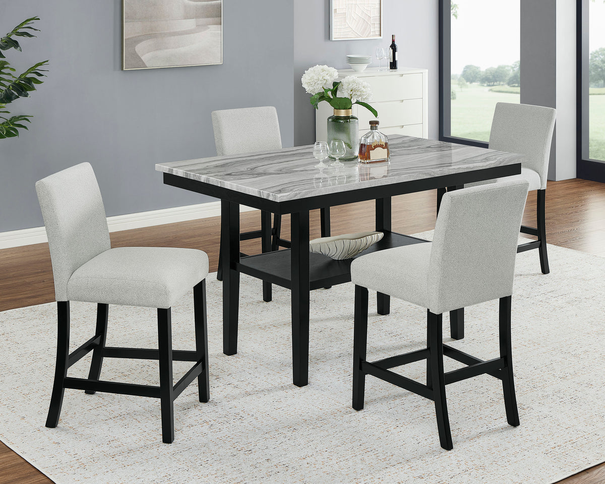 Marbel Counter Height Set
