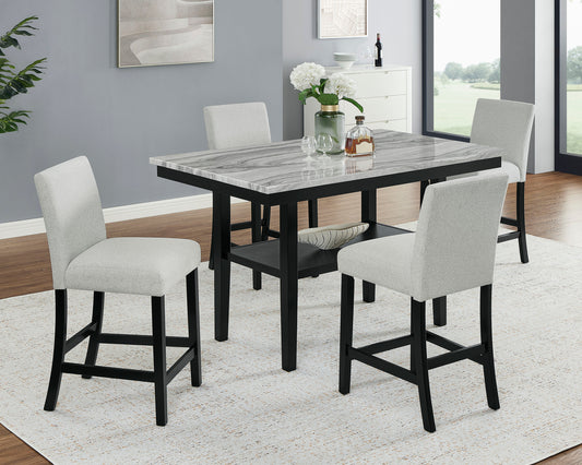 Marbel Counter Height Set