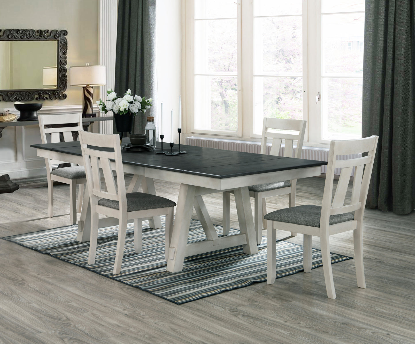 Maribelle Dining Set (White)