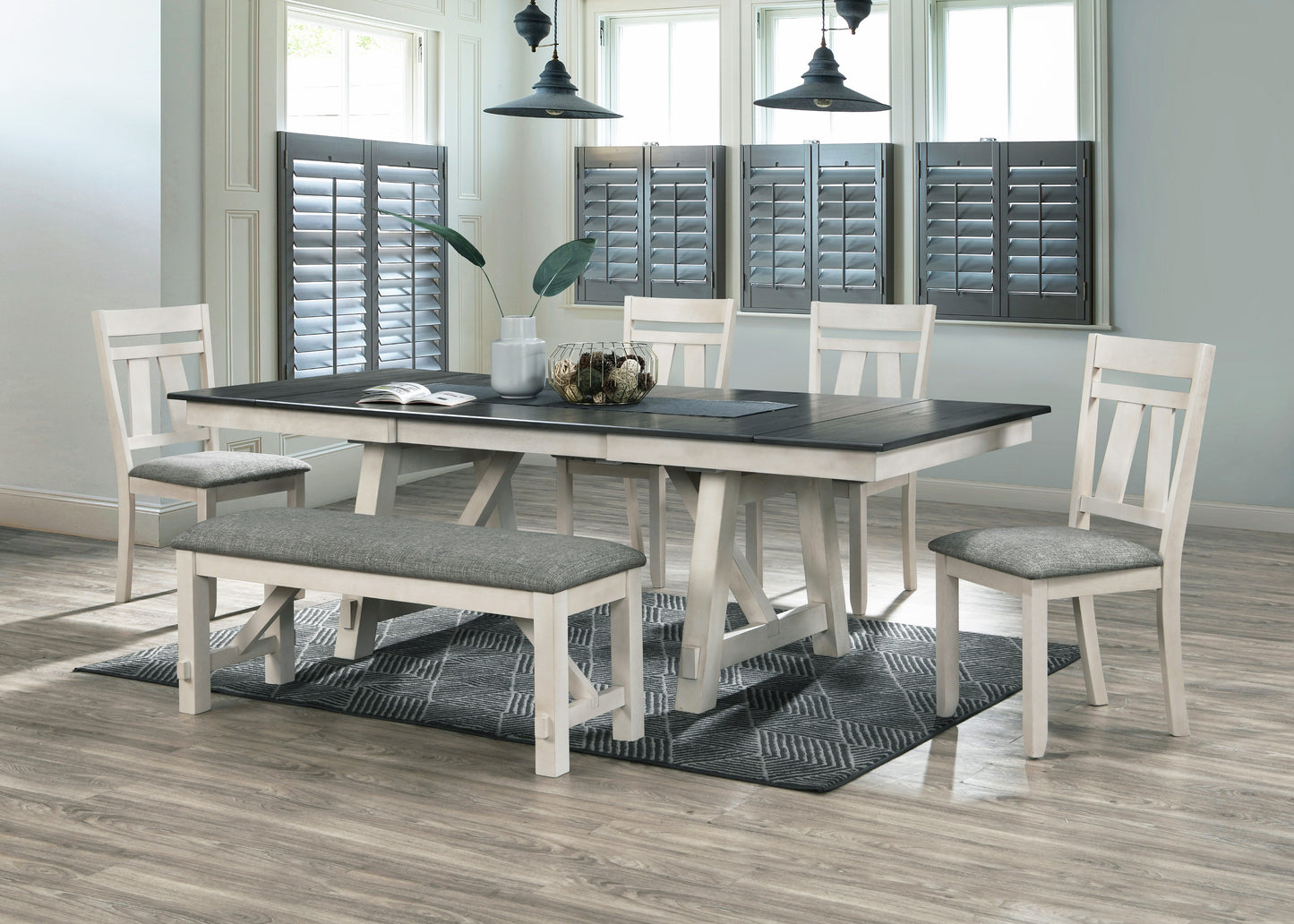 Maribelle Dining Set (White)