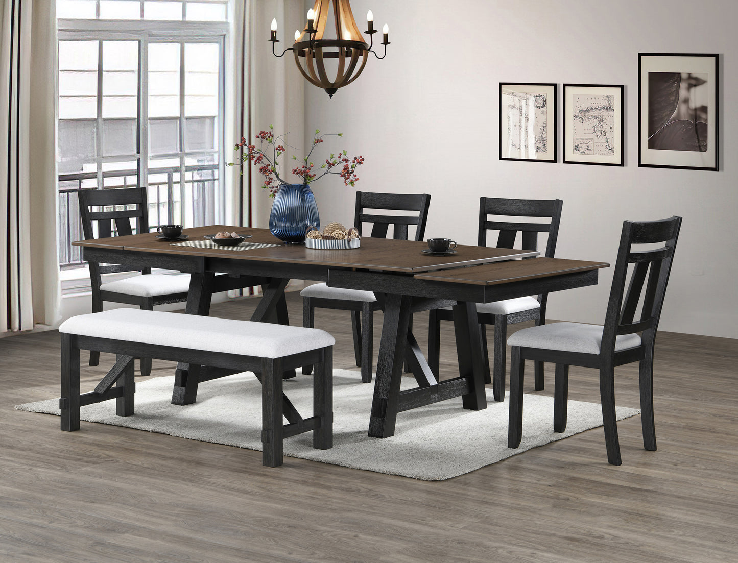 Maribelle Dining Set (Black)