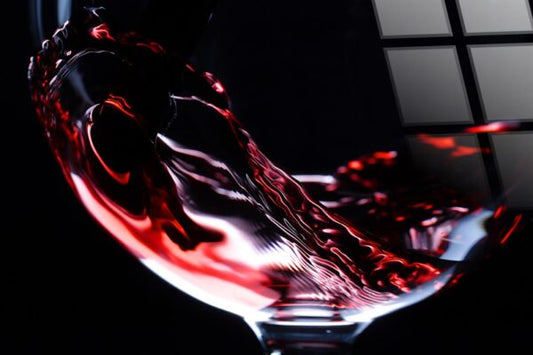 Crimson Pour - with Foil