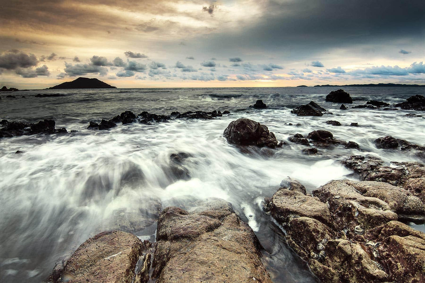 Ocean against Rocks