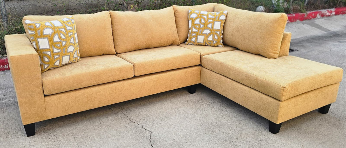 Yellow Sectional - ONLINE ONLY