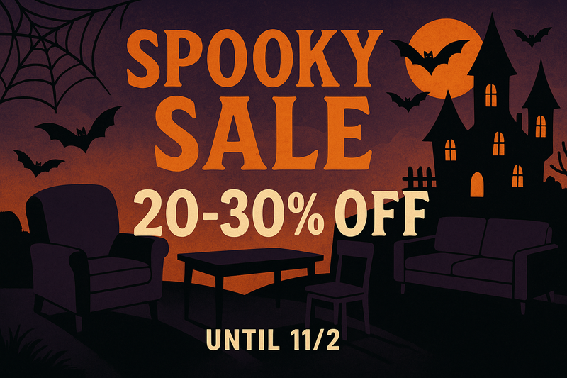 spooky sale 20-30%OFF until 11/2